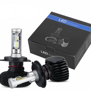 H4 H7 Led H1 H11 H8 H3 HB4 HB3 H27 Led with CSP Chips S1 Car Headlight Bulbs 50W 8000LM Auto Lamp Automobiles