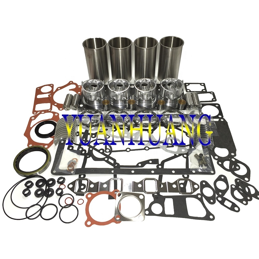 D4DD engine rebuild kit overhaul repair set full gasket kit FOR Hyundai D4DD  diesel engine cylinder liner piston ring bearing