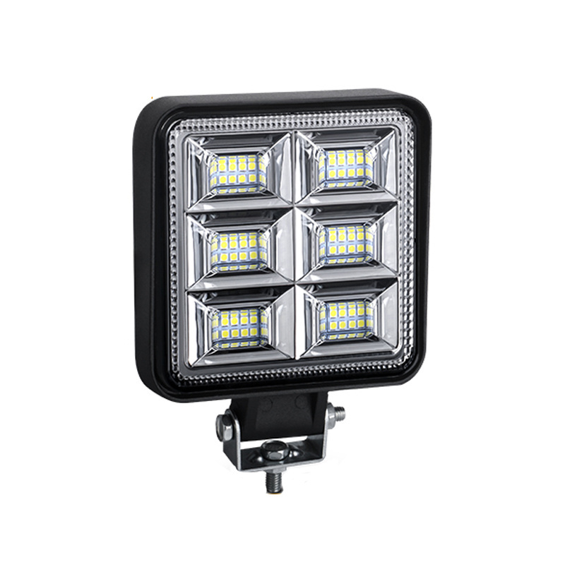 4 Inch LED Work Light Square 192W 144W Driving Lamp For SUV ATV Tractor Boat Trucks 4x4 4WD Trailer Spotlight 12V 24V