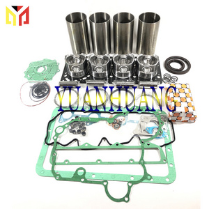 For KUBOTA oversize rebuild kit V3600 piston ring cylinder head gasket kit engine bearings