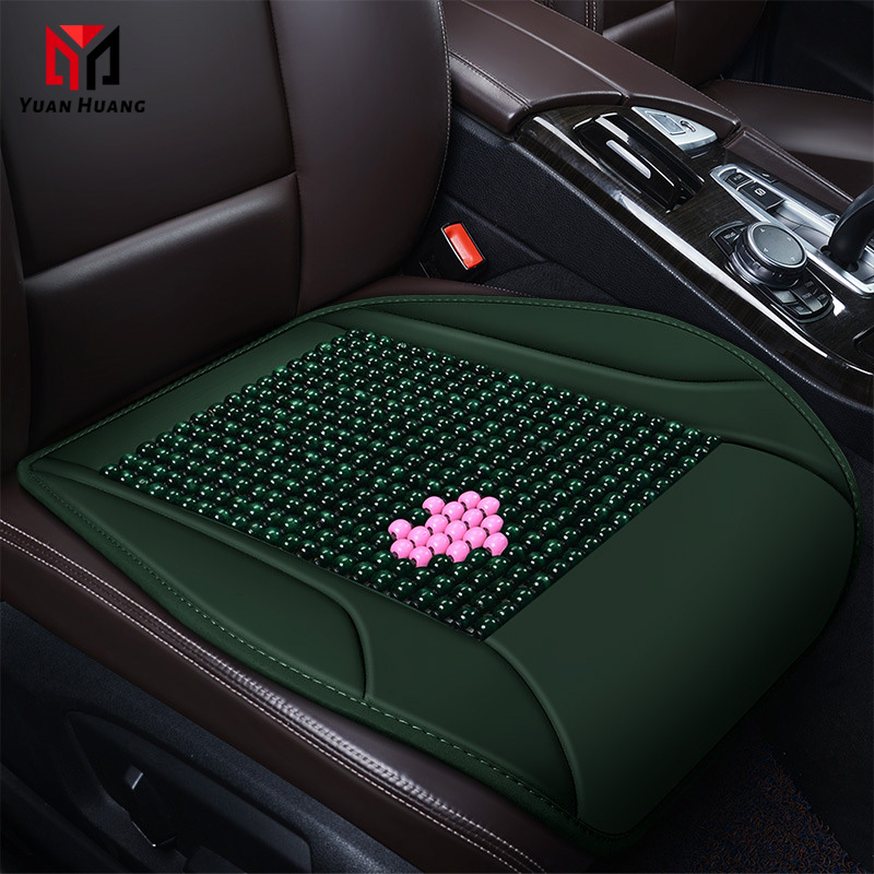 Universal Car Seat Covers Wood Bead Massage Seat Mat Car Auto Truck Office Chair Cooling Seat Cushion Interior Accessories