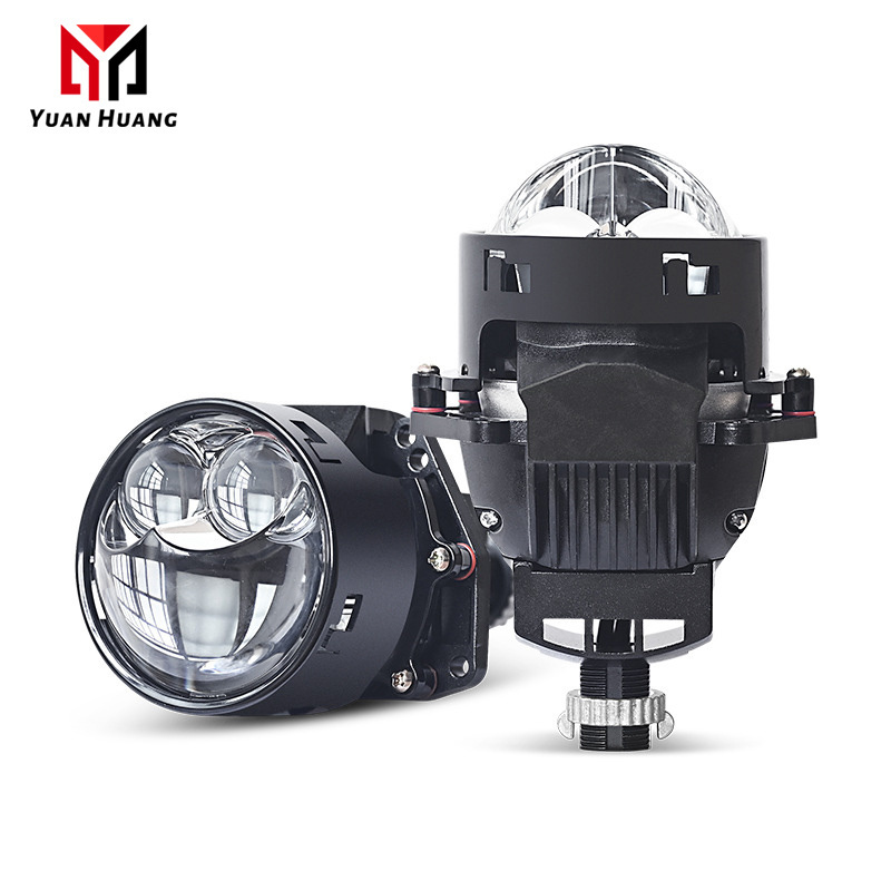 3 Inch  Bi LED Lens Module 70W Double Projector for Hella 3R Headlight H1 H4 H7 9005 9006 LED Light Auto Kit