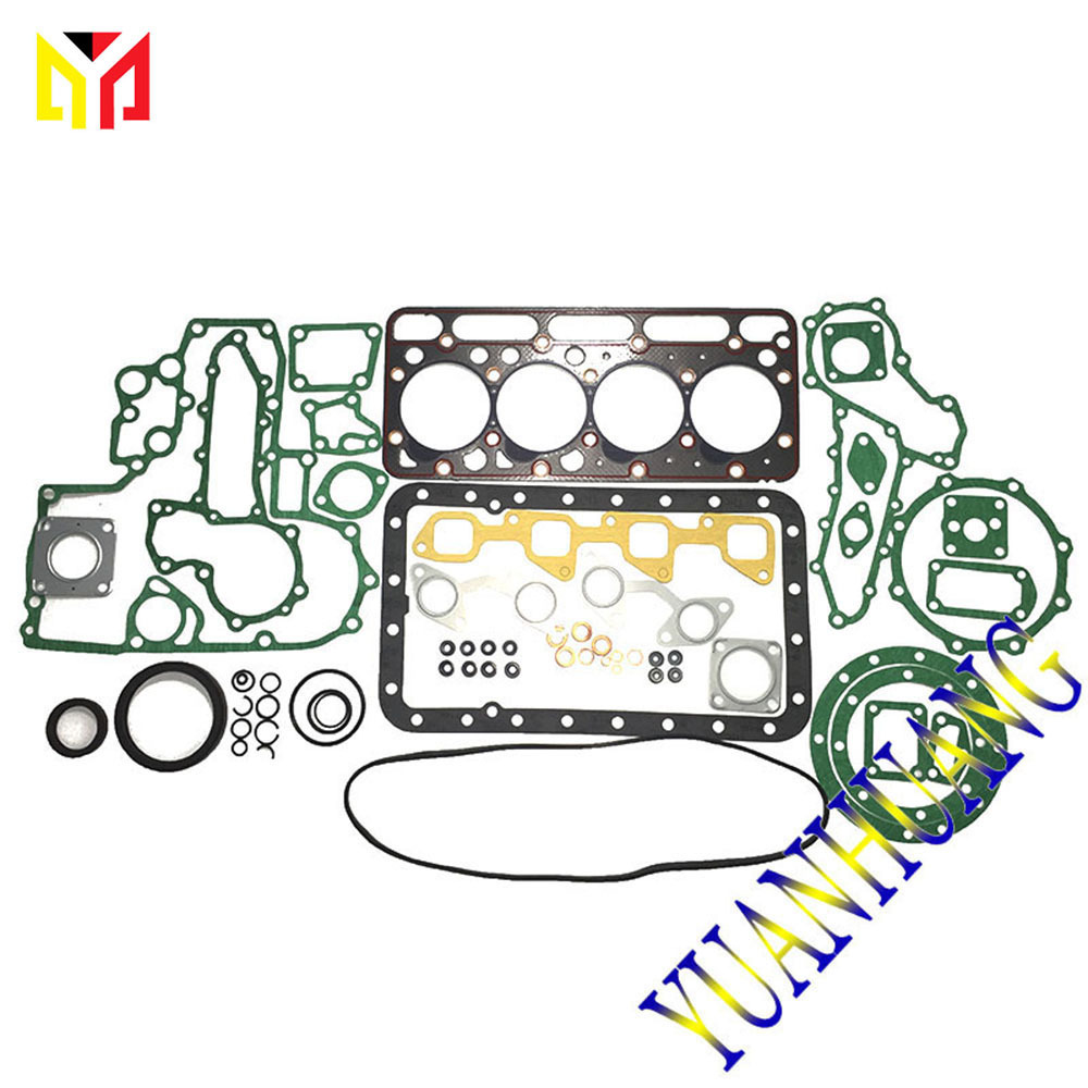 For KUBOTA oversize rebuild kit V3600 piston ring cylinder head gasket kit engine bearings