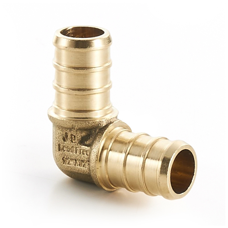 Pex Fittings 1/2 Inch 90 Degree Elbow Crimp Fitting 1/2