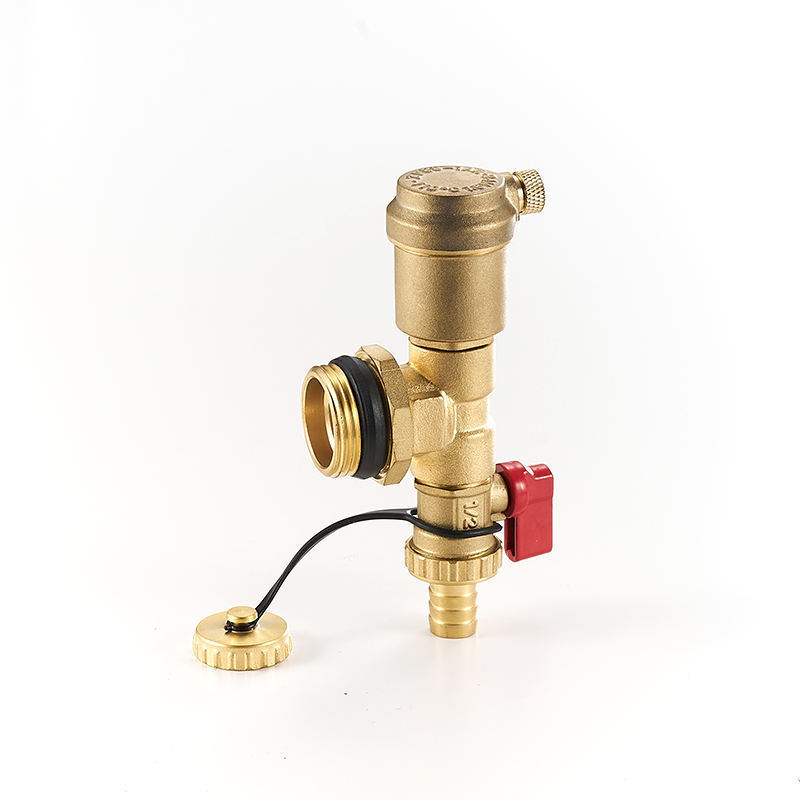 Brass Air Vent Valve Relief Exhaust Valve For Solar Water Heater Floor Heating Water Distributor Accessories Drain Valve