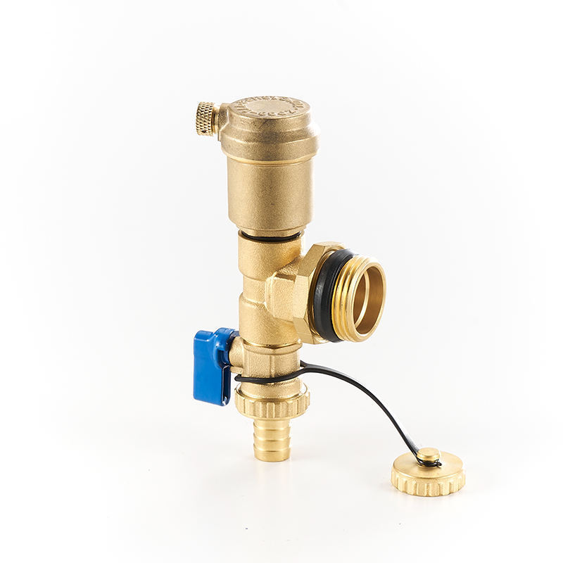 Brass Air Vent Valve Relief Exhaust Valve For Solar Water Heater Floor Heating Water Distributor Accessories Drain Valve