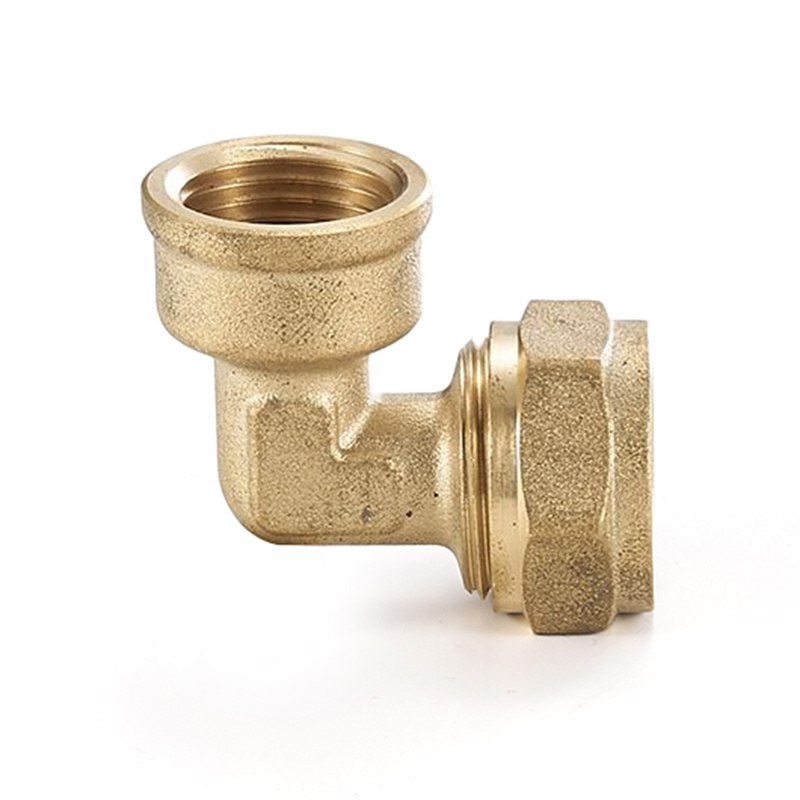 Brass Compression Fitting For Copper Pipe Fittings Female Elbow Compression Fitting