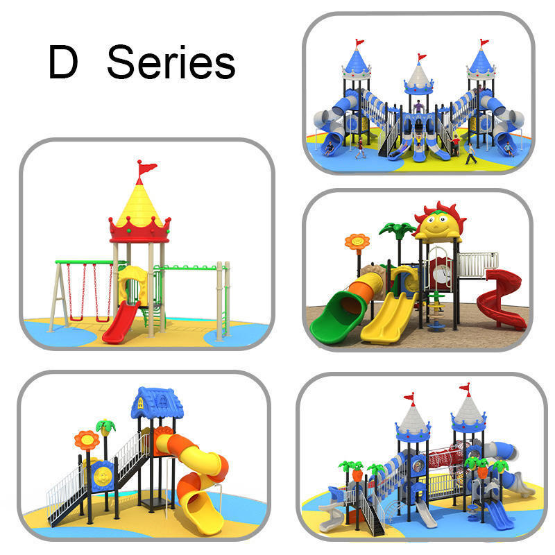 Kids Plastic Tube Playground Swing And Slide Set Kids Slides Outdoor Plastic Playground Equipment For Adults