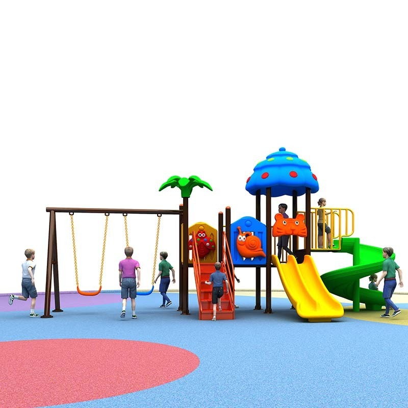 Amusement Park Children Game System Outdoor Adventure Playground Equipment kids outdoor swing and slide