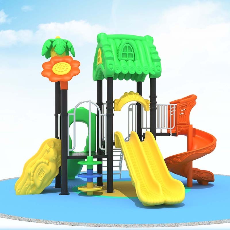 Commercial amusement park child play games and Custom preschool playground with slide for children