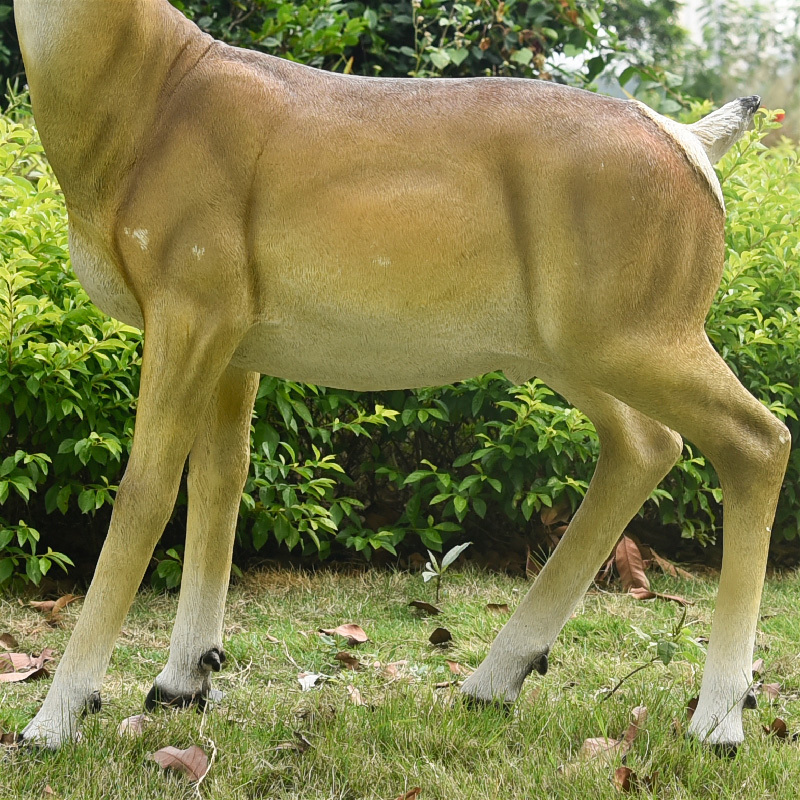 Zoo Life-Size Antelope Activities Prop Animal Sculpture Waterproof Animatronic Resin Animals For Sale