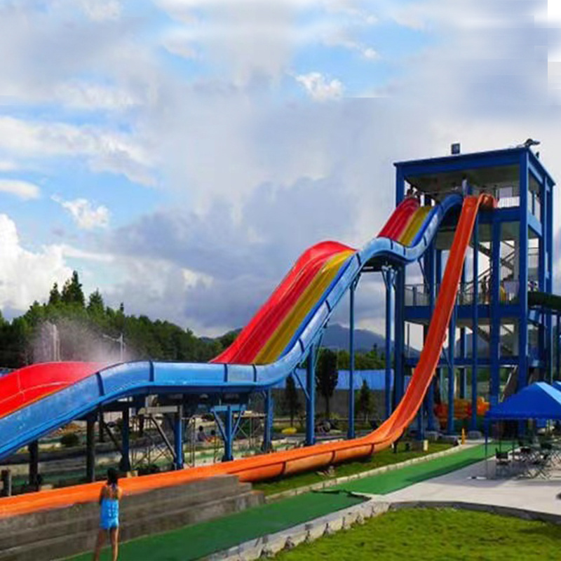 Hot Fiberglass Water Spiral Slides ,Theme Water Park Equipment For Sale