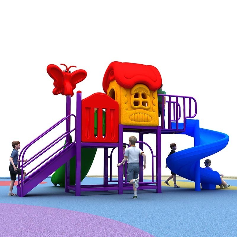 Wholesale price attractive kids outdoor playground children tube slide amusement park games for kids