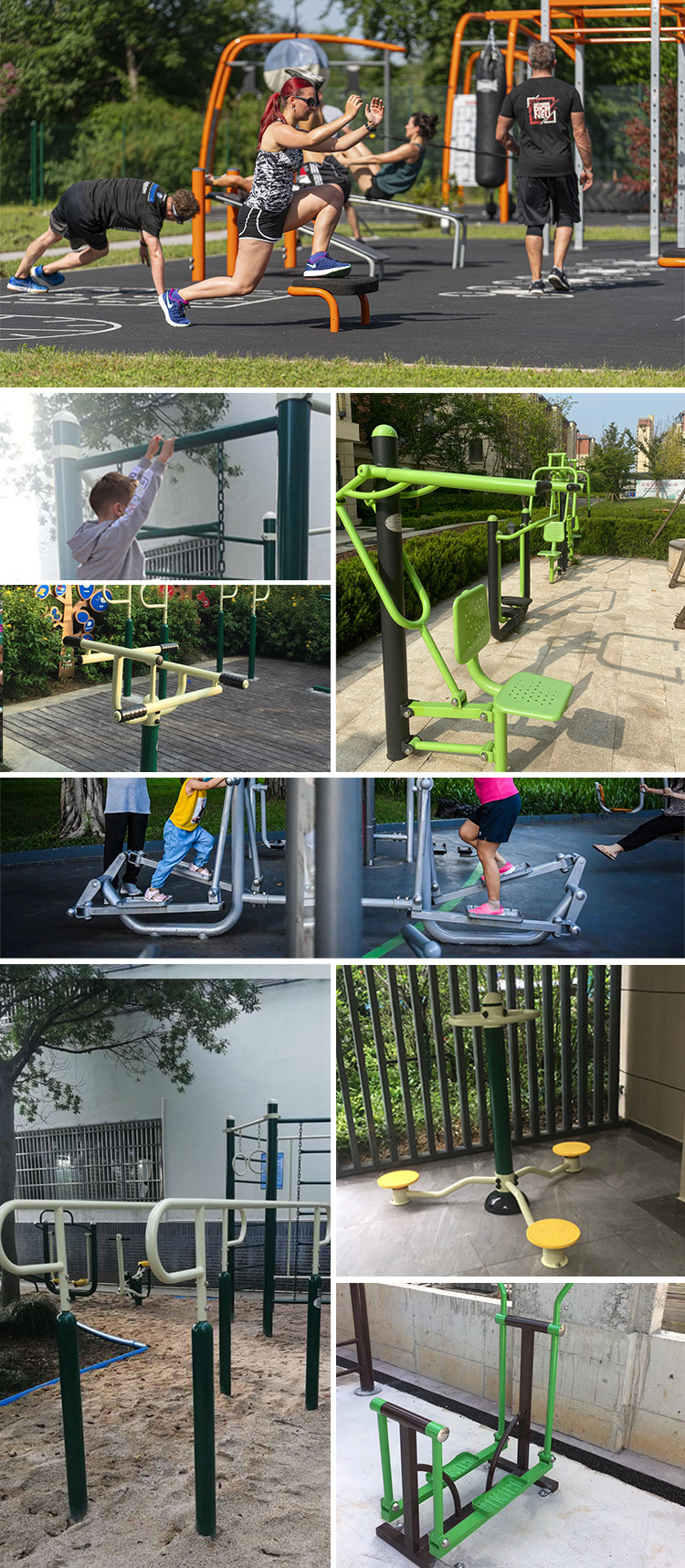 Sports outdoor fitness equipment gym physical exercise fitness equipment steel Material arm training fitness