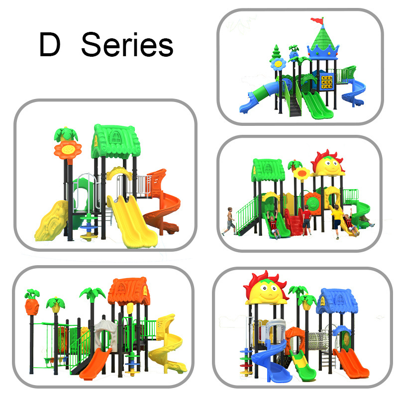 Commercial amusement park child play games and Custom preschool playground with slide for children