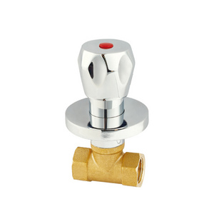 Forged Brass Stop Valve With Zinc Handle