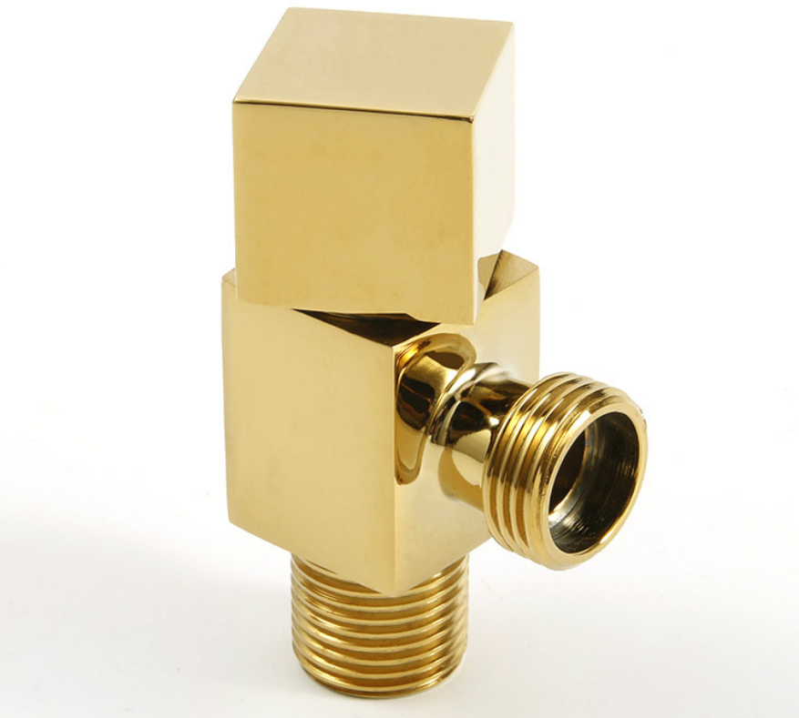 Luxury Angle Stop Valve Quarter Turn Shut Off Water Sink Bathroom Toilet Kitchen Shower Plumbing