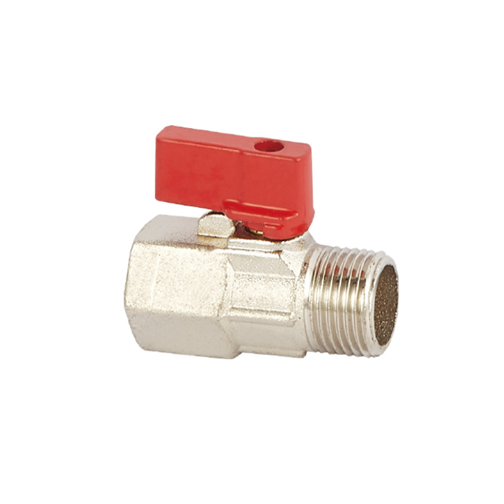 Factory price quick open mini zinc alloy ball valve Brass ball valve