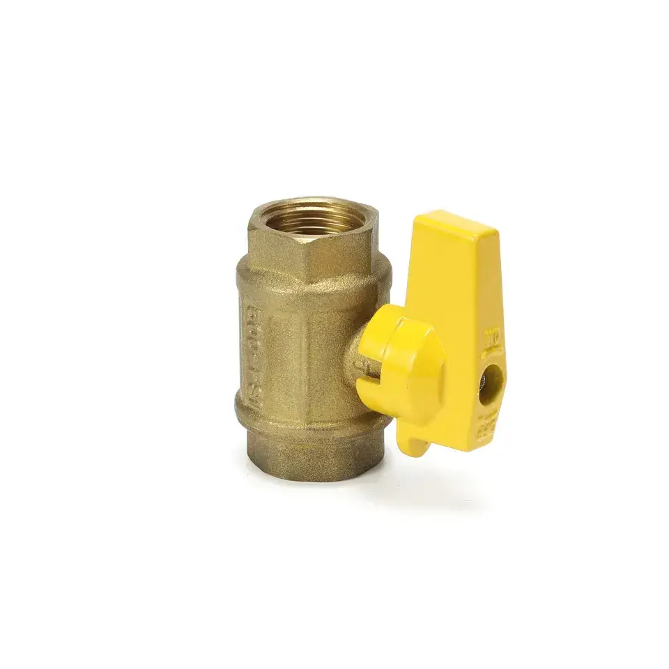 High quality Factory price brass cross fitting pex emergency shut off valve gas