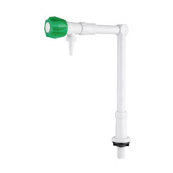 plastic single outlet laboratory lab faucet foot operated water tap  eco-friendly (PW-1102W)