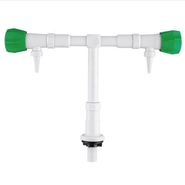 plastic single outlet laboratory lab faucet foot operated water tap  eco-friendly (PW-1102W)