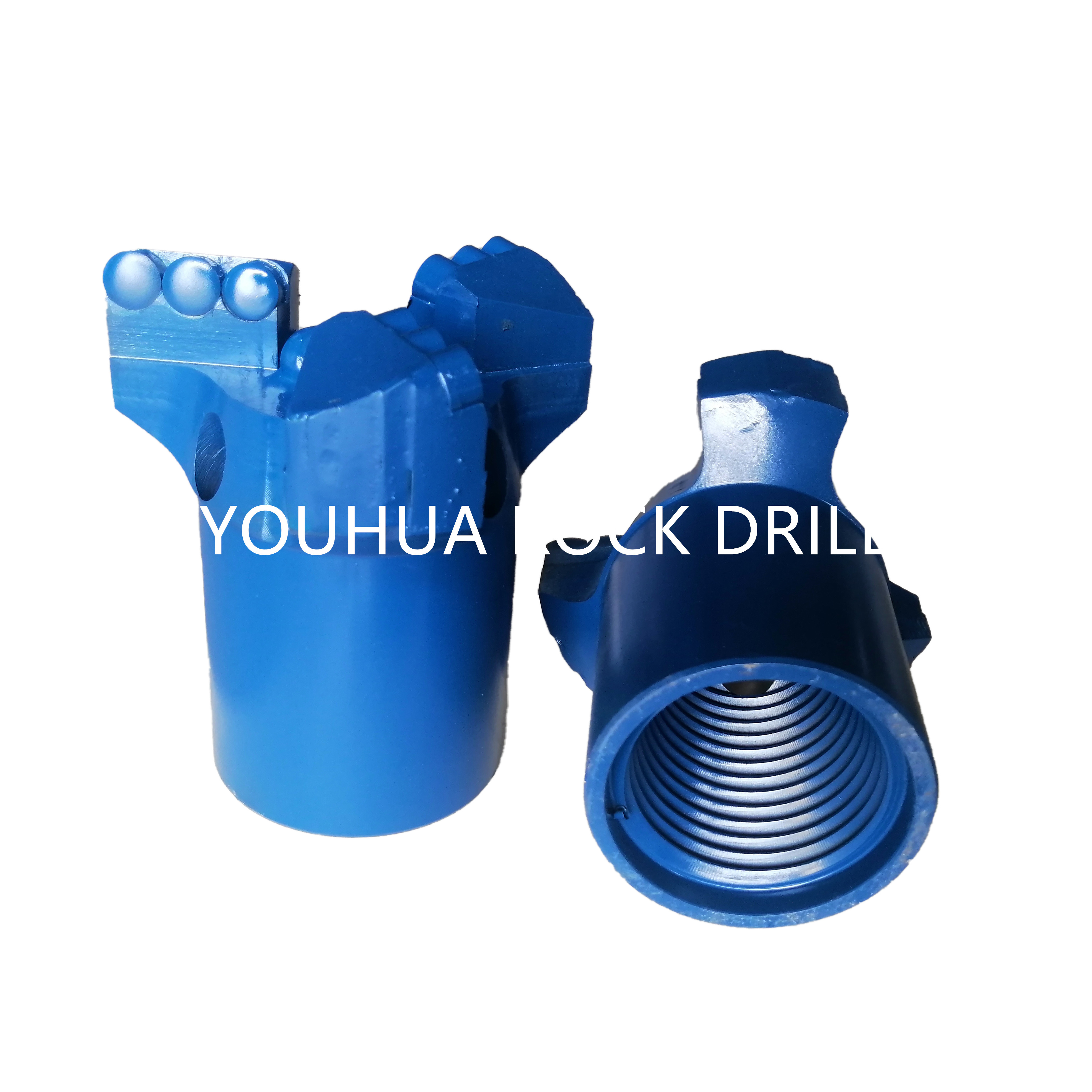 120mm 3 wings PDC concave bit  non coring pdc drill bit for mining water well