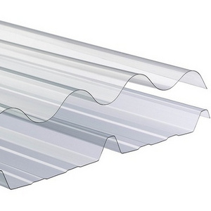 transparent corrugated plastic roofing sheet polycarbonate roof tiles sheet soundproof corrugated plastic sheets