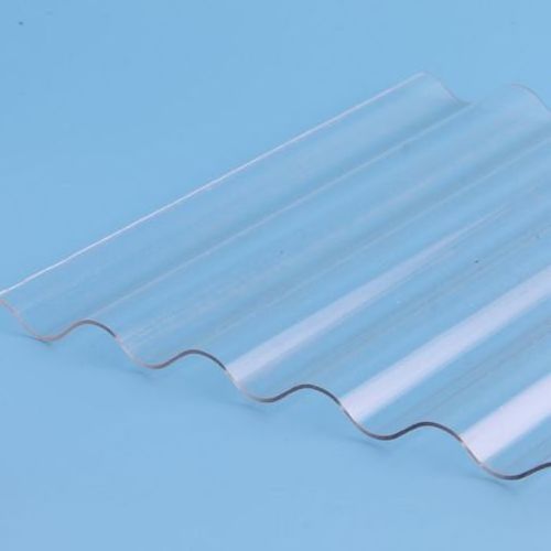 transparent corrugated plastic roofing sheet polycarbonate roof tiles sheet soundproof corrugated plastic sheets