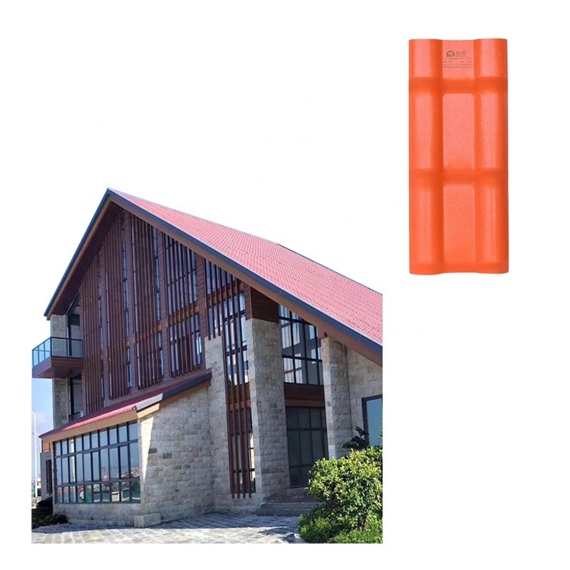 30 years warranty spanish synthetic resin roof tiles pvc roof sheet  prices plastic roofing material