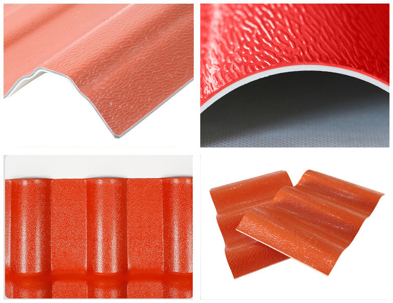 rubber roof tiles / green and environment friendly interlocking roof shingles / plastic corrugated fiberglass roof panels