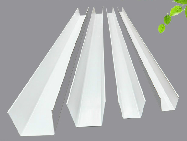 Plastic PVC Plant Growing Square Rain Roof Gutter Drainage fitting gutter accessories