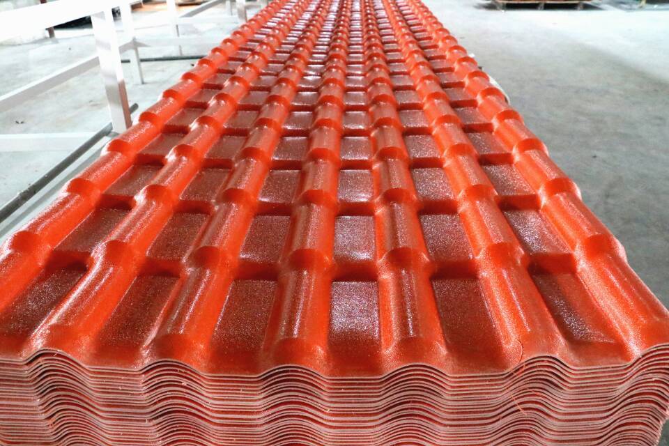 30 years warranty spanish synthetic resin roof tiles pvc roof sheet  prices plastic roofing material