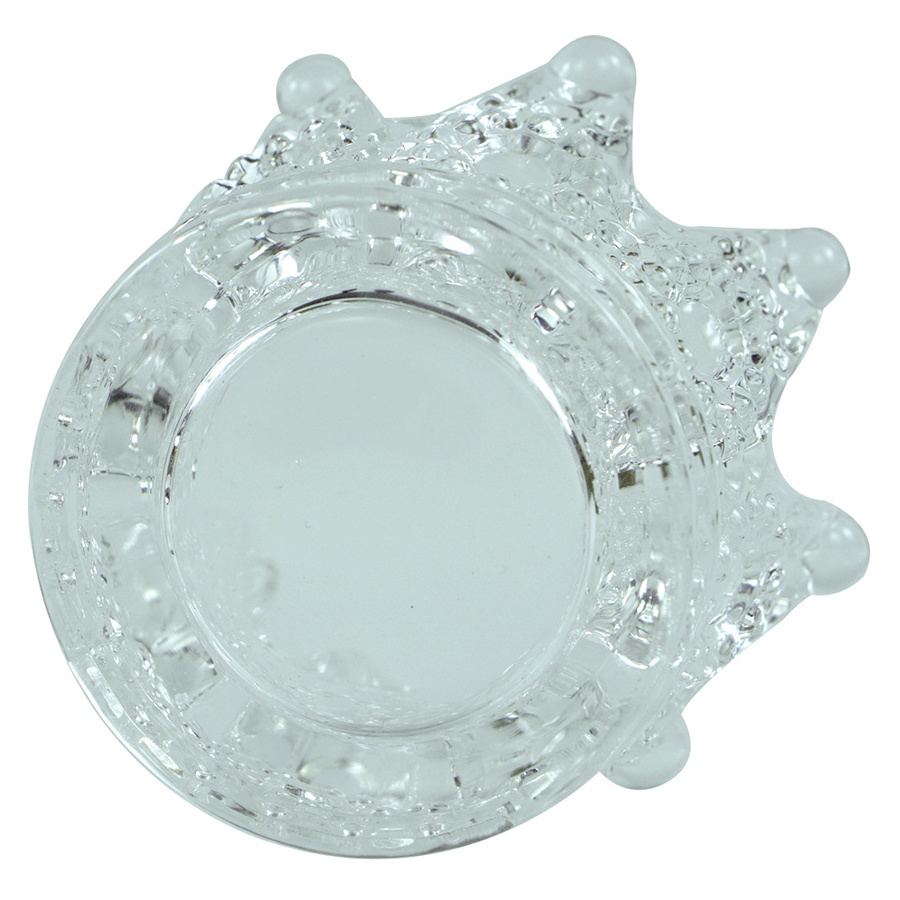 Wholesale Luxury Glass Ashtray Color Crystal Ash Crystal Cigar Ashtrays Cool Ash Tray Custom Sticker