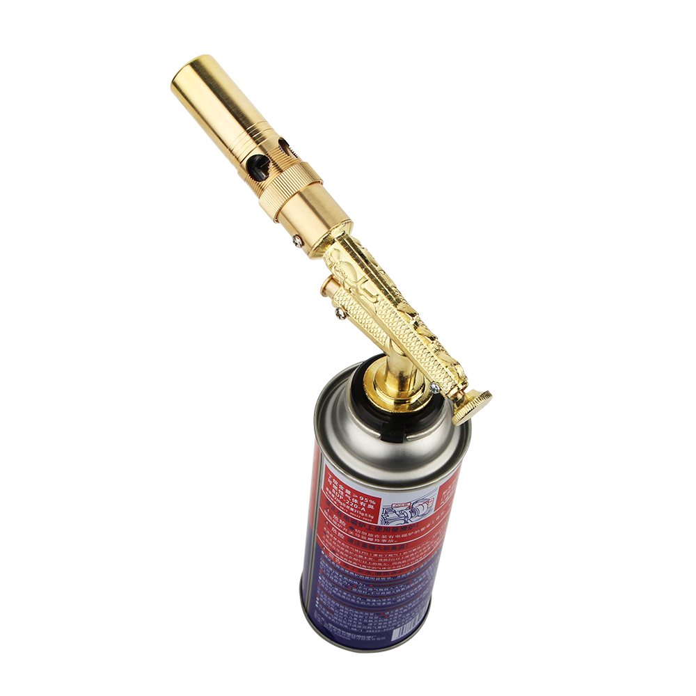 SEATOR 2024 Dragon Mental Brass Body Flame Gun Butane Gas Burning Torch Welding Gas Torch Lighter Heating