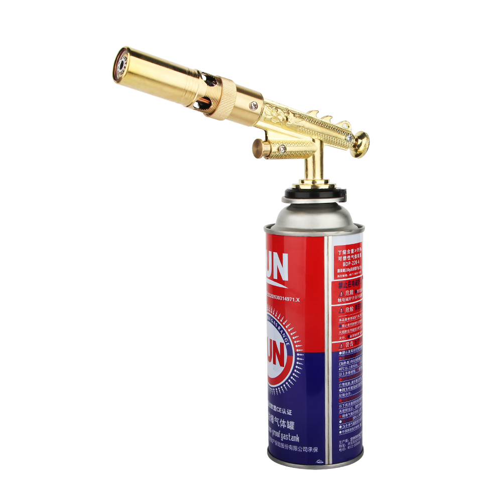 SEATOR 2024 Dragon Mental Brass Body Flame Gun Butane Gas Burning Torch Welding Gas Torch Lighter Heating