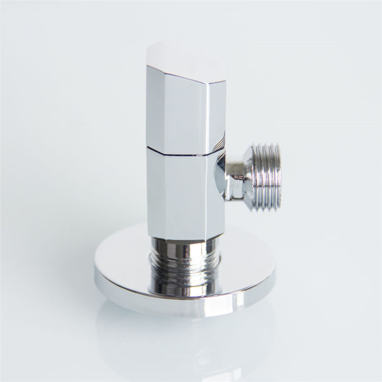 1 2 Inch Bathroom Kitchen Angle Stop Valve Polished And Chromed Corner Valve