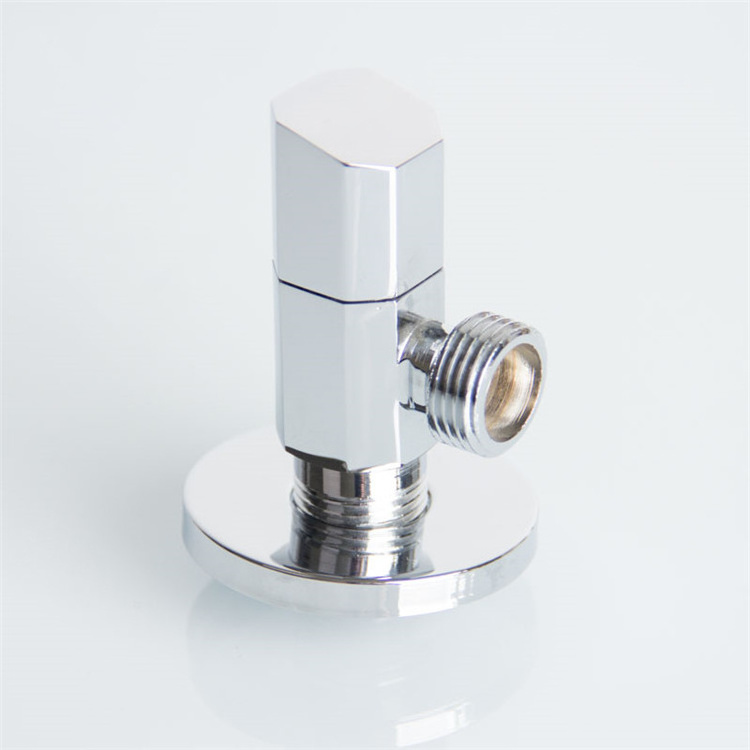 1 2 Inch Bathroom Kitchen Angle Stop Valve Polished And Chromed Corner Valve