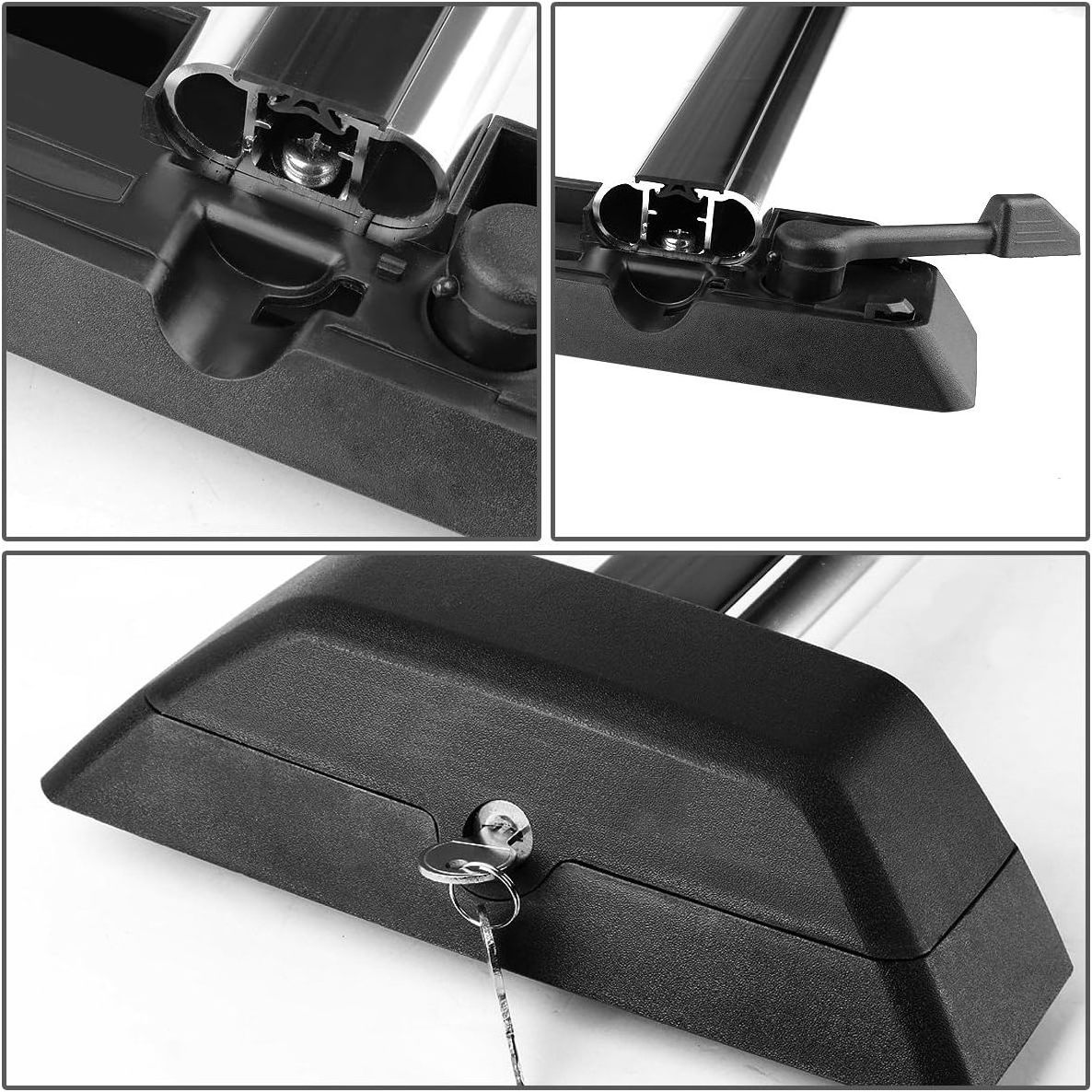 YHS-RR-003 Universal Car Top Roof Cross Bar Luggage Cargo vehicle load crossbar luggage box crossbar roof rack with lock