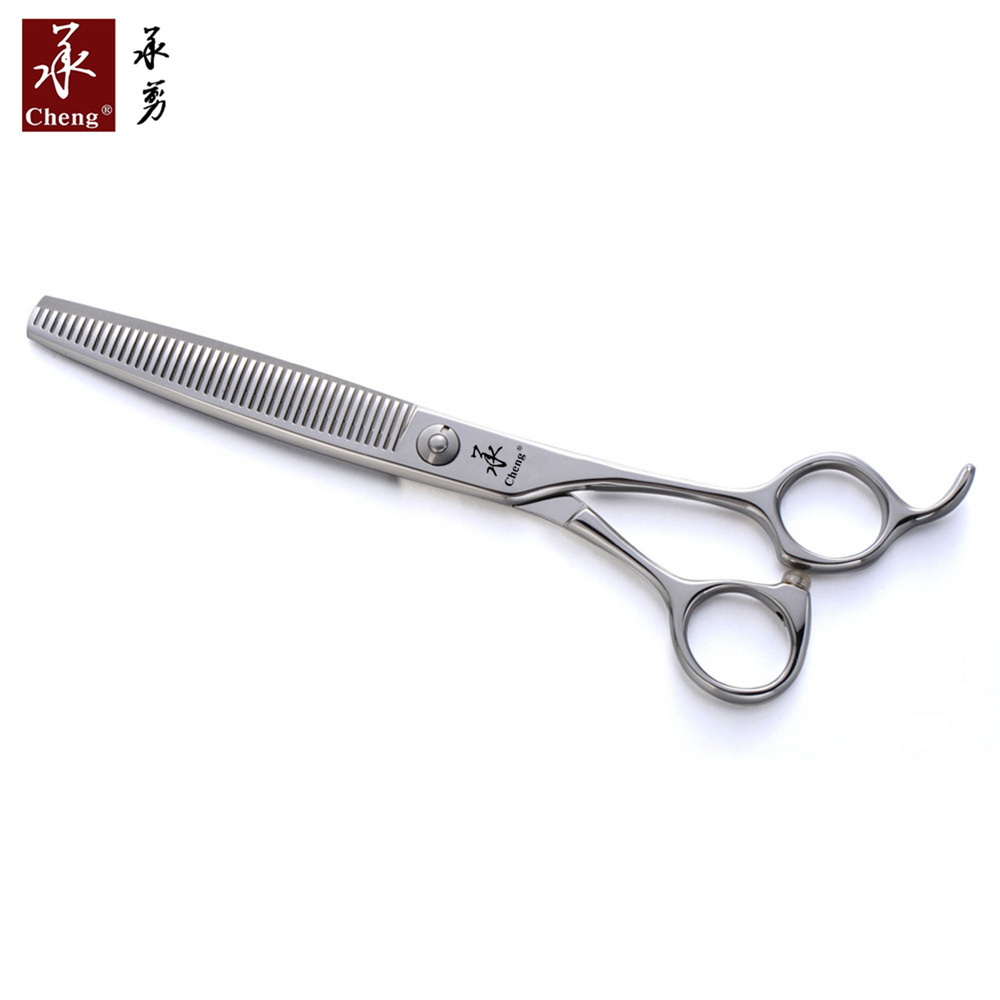 MK-70Q Professional long curved 440C CNC pet grooming scissors pet cutting shears CHENG YONGHE