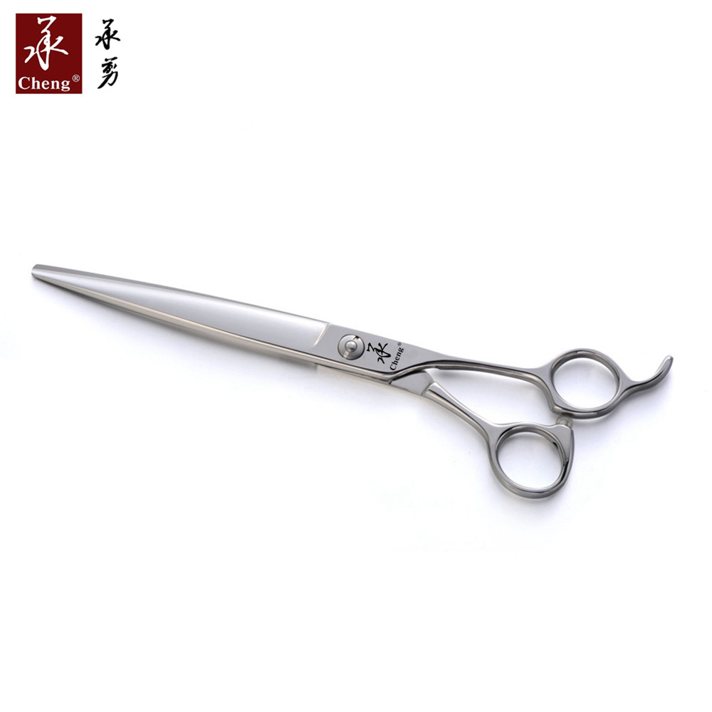 MK-70Q Professional long curved 440C CNC pet grooming scissors pet cutting shears CHENG YONGHE