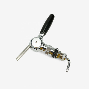 Belgian Beer Tapswith 30mm G 5/8 Thread Shank Ball Adjustable With Flow Control Ball Beer Faucet For Homebrew Beer Keg Dispenser