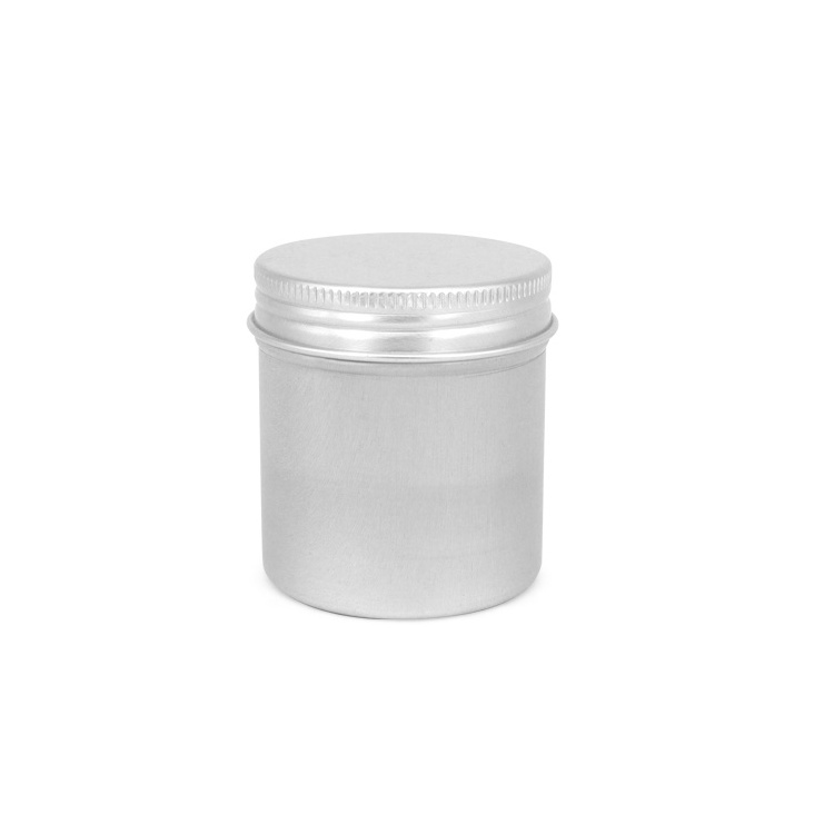 80ml Aluminum Tins Cosmetic Round Cream Jars Cosmetic metal tins round shoe polish box Pomade Containers For Packaging