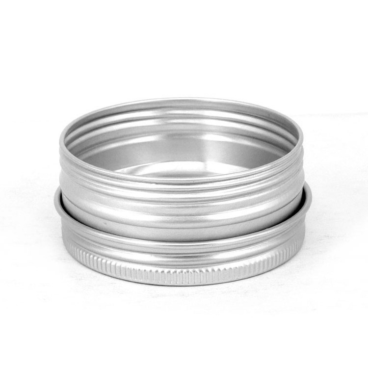 60g Pink Metal Tins Custom Aluminum Jar for Lip Balm Packaging round Shoe Polish Tin Can