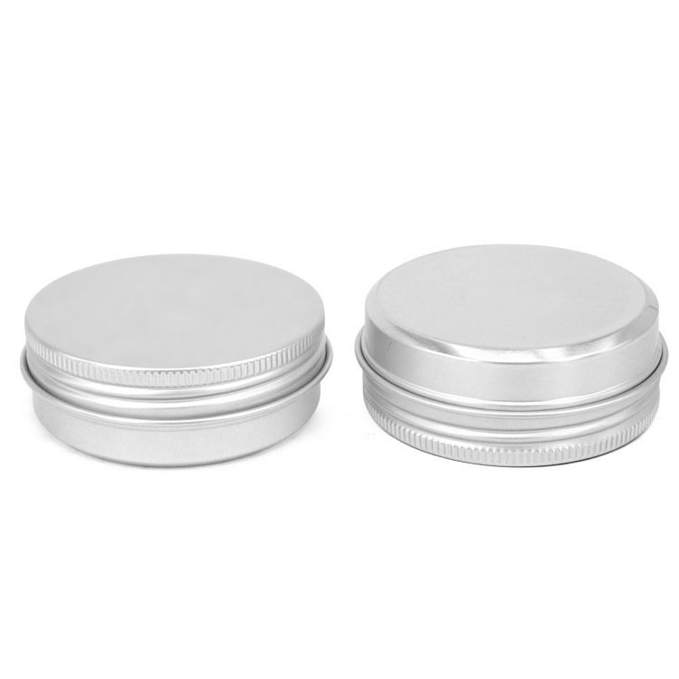 60g Pink Metal Tins Custom Aluminum Jar for Lip Balm Packaging round Shoe Polish Tin Can