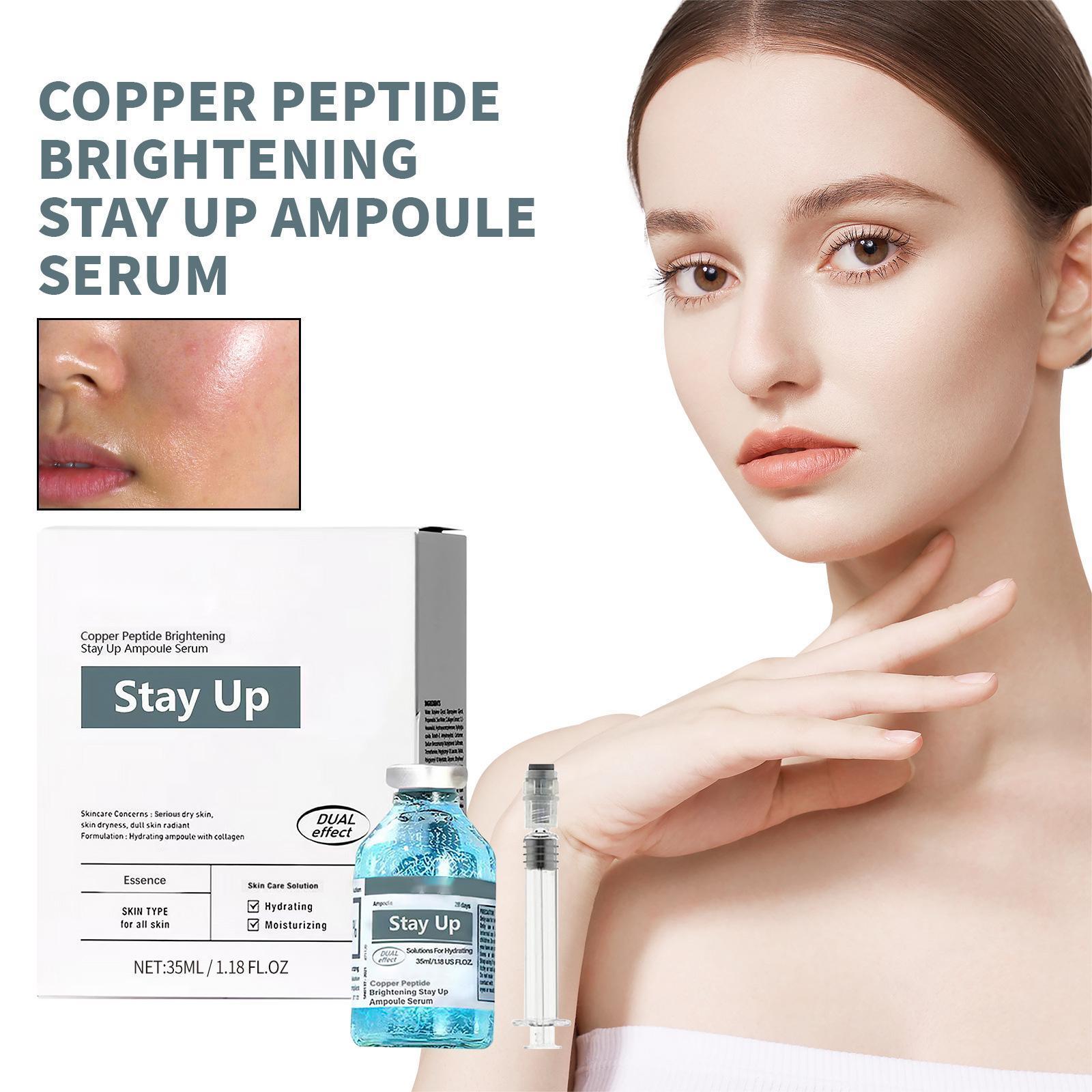 Hydrating repair skin dull shine bright firming facial skin hyaluronic acid moisturizing ampoules