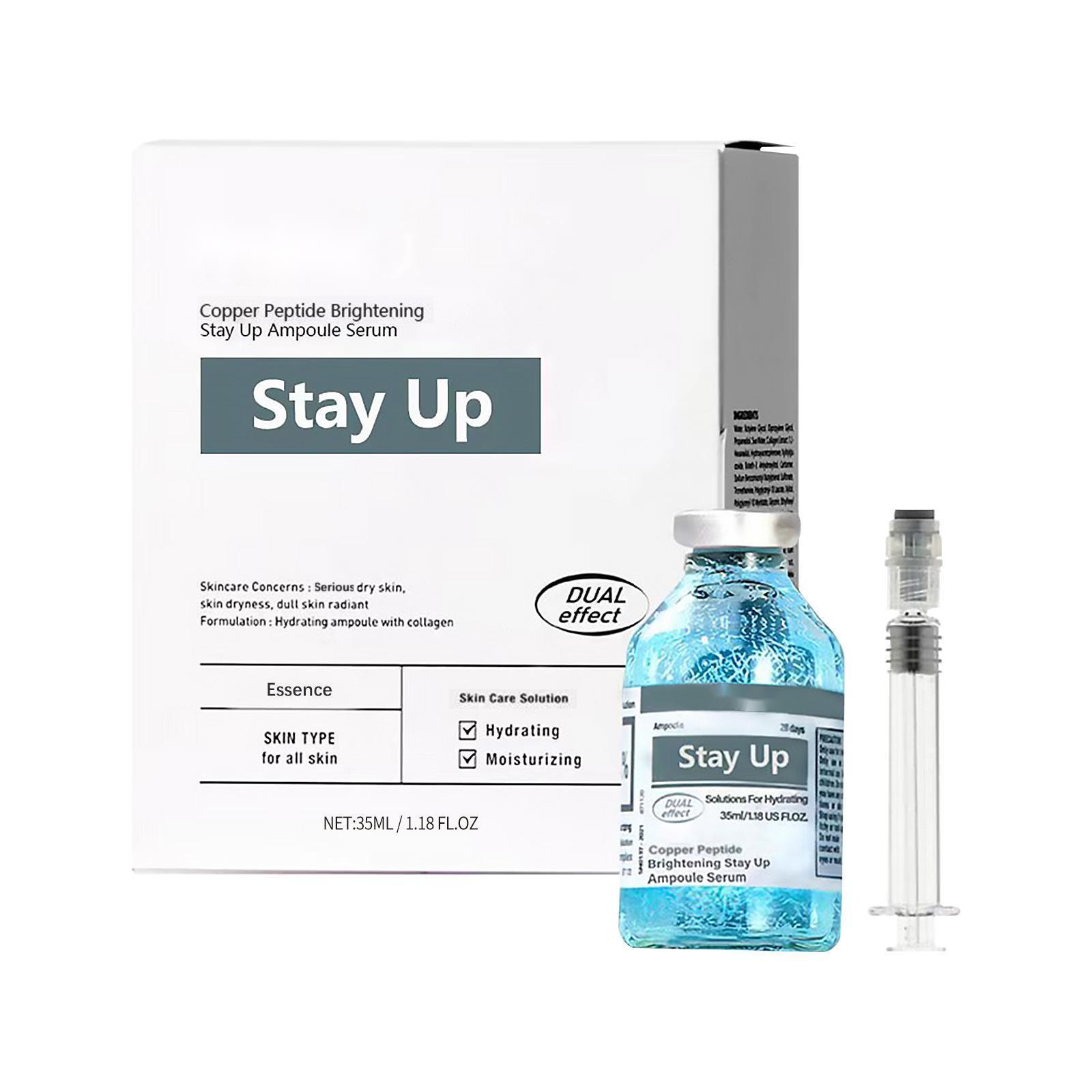 Hydrating repair skin dull shine bright firming facial skin hyaluronic acid moisturizing ampoules