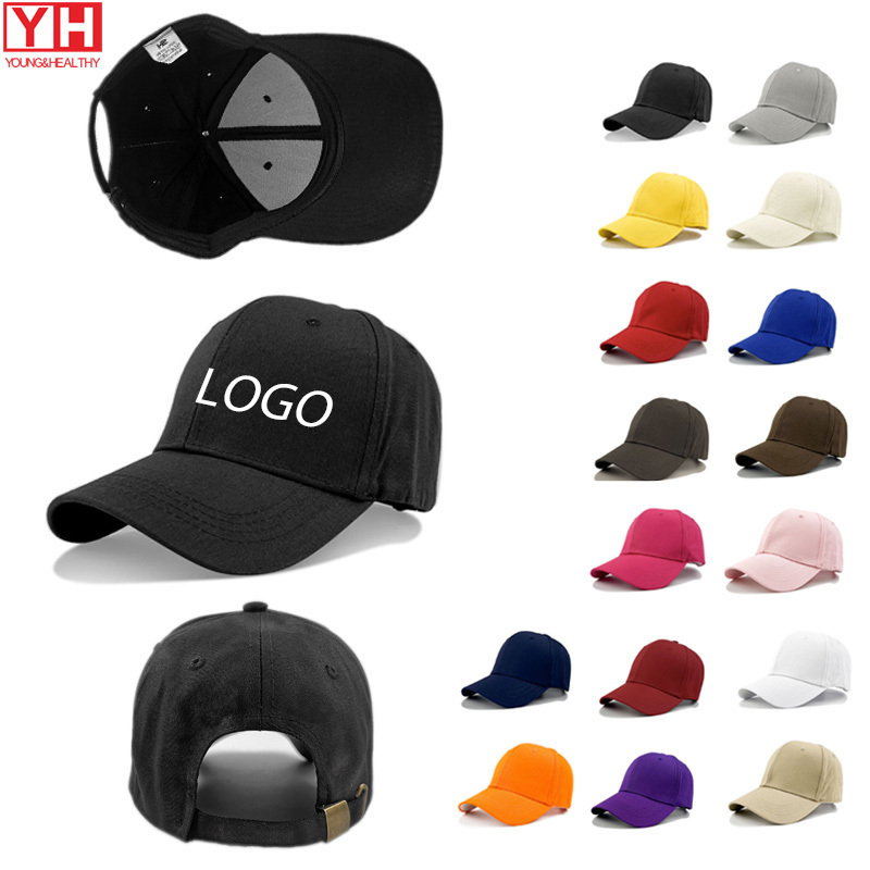 Custom Logo Baseball Caps For Man Hats Fitted Caps Running 6-Panel Baseball Embroidery Cap