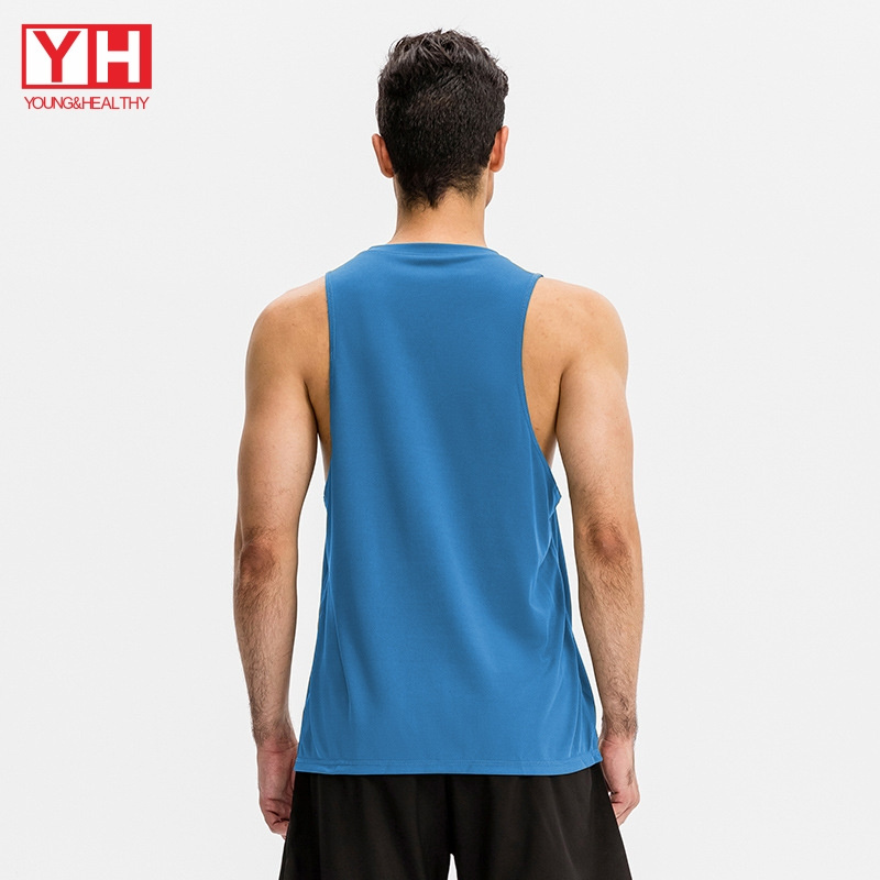 OEM  Breathe Sports Fit Soft  Tank Top For Men 100% Polyester Quick Dry Sportswear Summer Sleeveless Gym Vest