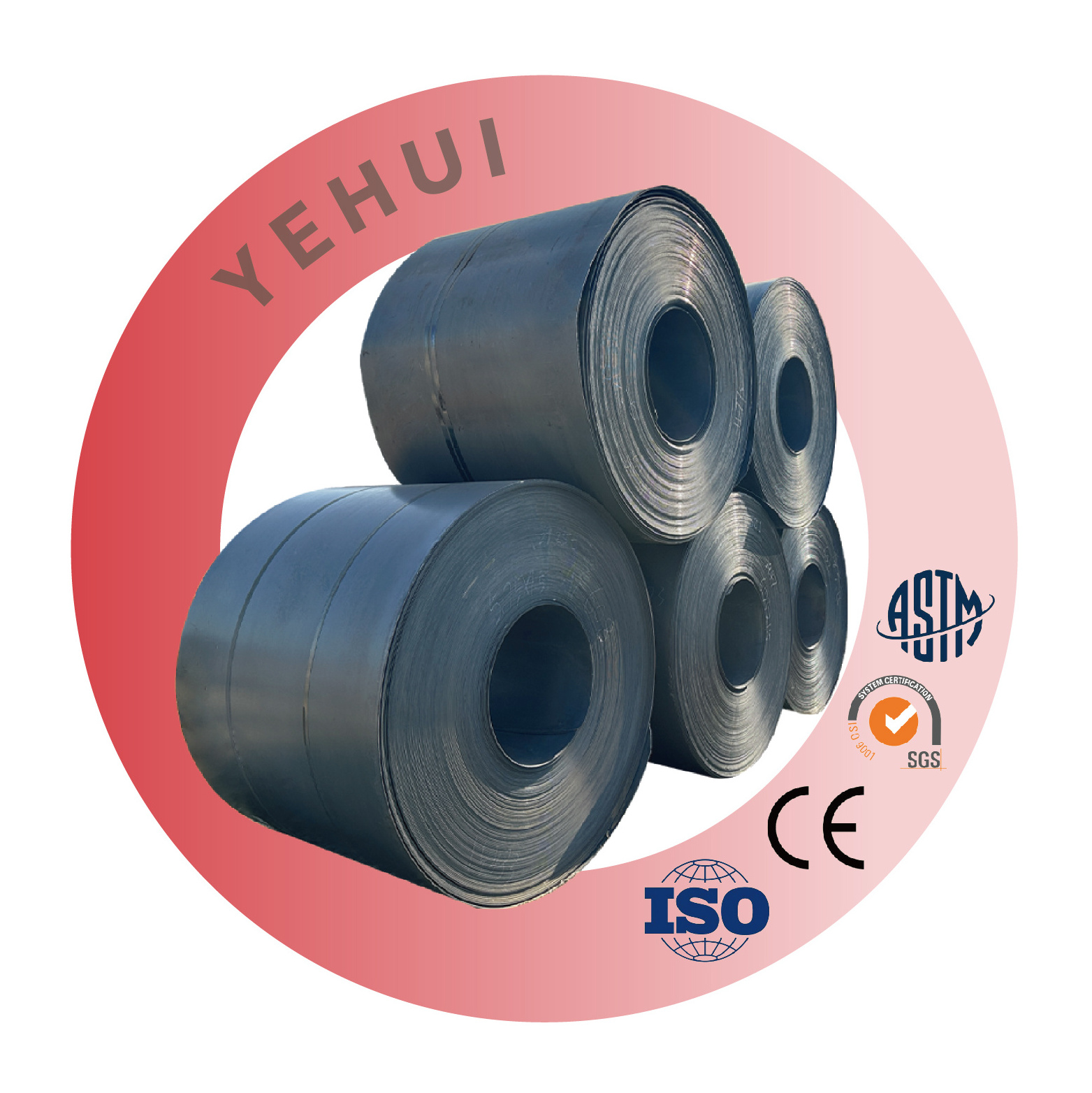 Yehui Steel Q235 Hot Rolled Coil for Welding Cutting Bending Punching for Ship Container Boiler Plate Applications