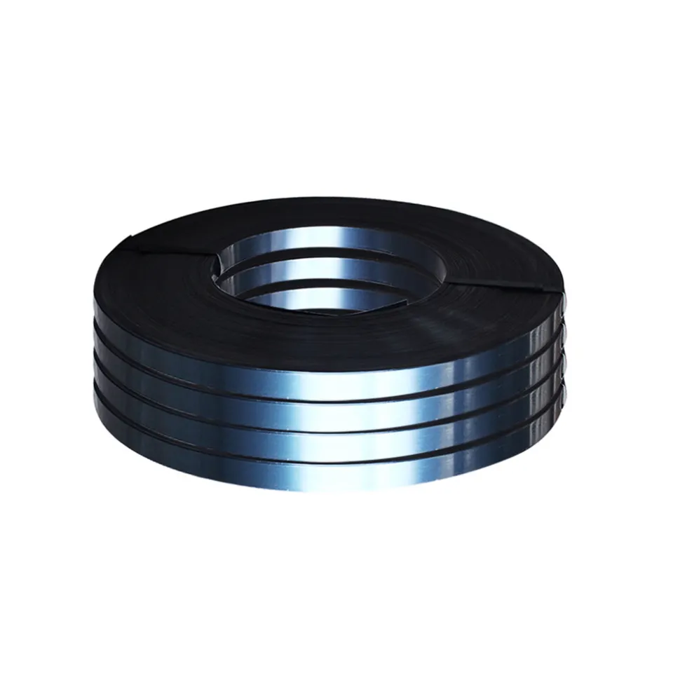 High Quality 65mn Wholesale Cold Rolled Steel Strip Coil / Blue Tempered Packing Steel Strips